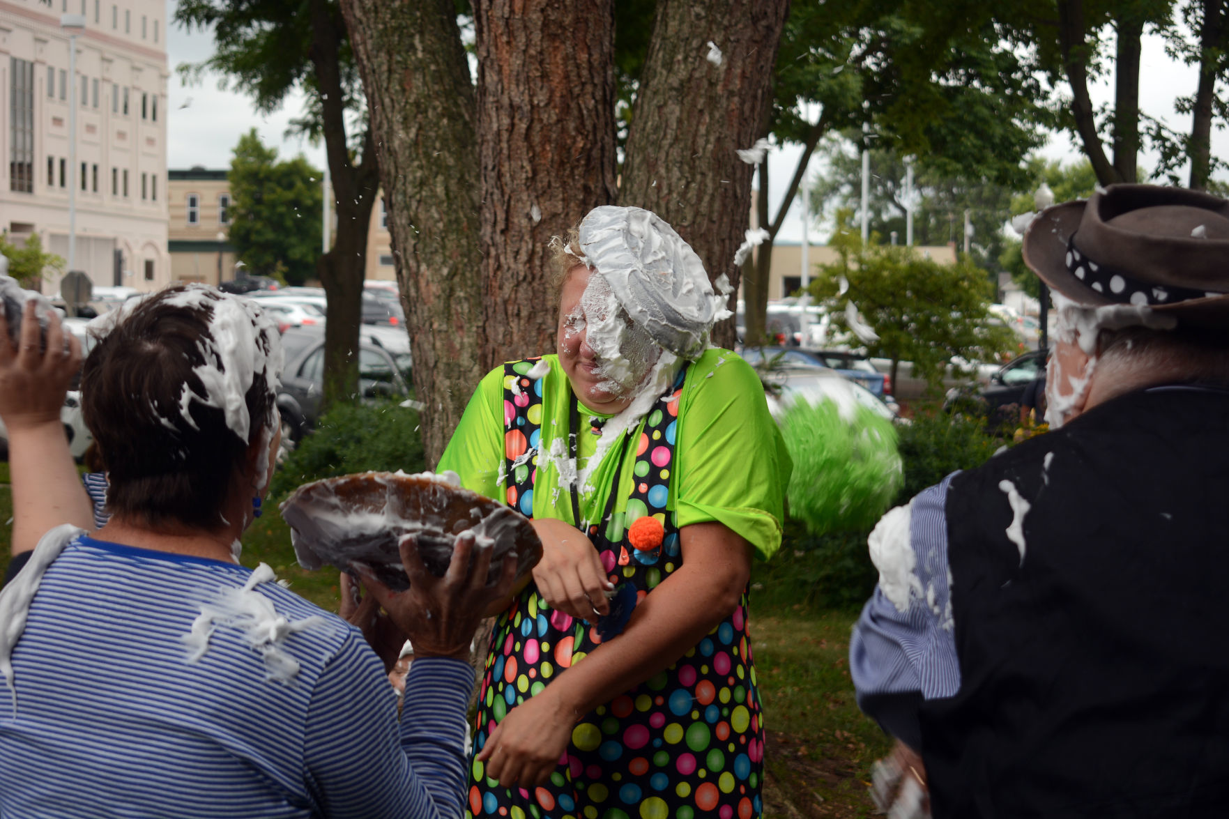 Kids clown around at Baraboo Public Library